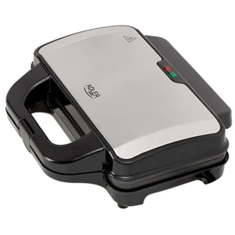 Adler Sandwich Maker XXL AD3043 1300W Placi Antiaderente Termostat Control Automat Temperatura Negru