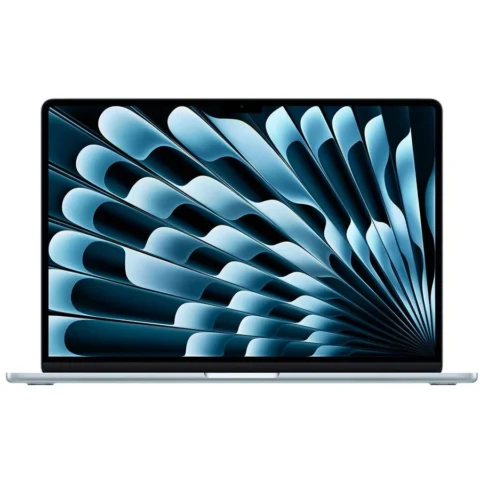 Apple Laptop MacBook Air 15.3 inch Liquid Retina M5 10-Core 16GB 2TB SSD macOS Sky Blue