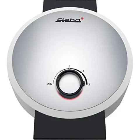 Steba Sandwich-maker WE 16, waffle iron (silver / white)
