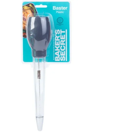 Bakers Secret Pipeta Marinare pentru Gratar 29Cm Plastic Transparent/Gri