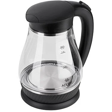 Adler Fierbator Electric AD 1274 Recipient Sticla 1.7L Putere 2200W Negru