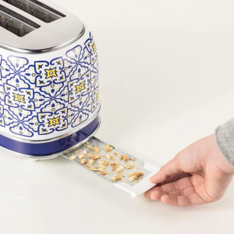 Ariete 2-slice toaster Capri white/multicoloured, 810 watts, for 2 slices of toast