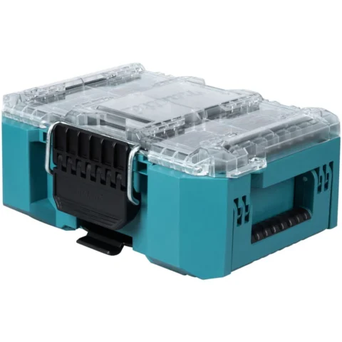 Makita MAKTRAK Organizer compact, tool box blue/transparent, transparent lid