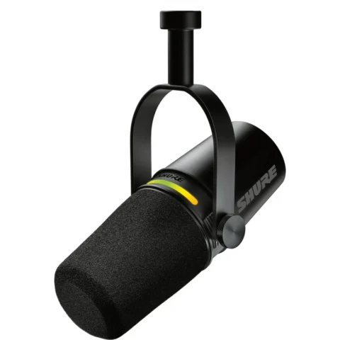 Shure Microfon Podcast MV7+ Negru