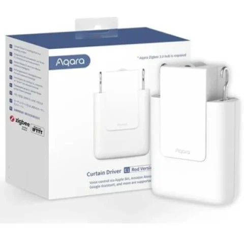 Kit de Automatizare Draperie pe Galerie CM-M01 Curtain Driver E1 ROD VERSION Aqara 6970504216860 , Zigbee 3.0