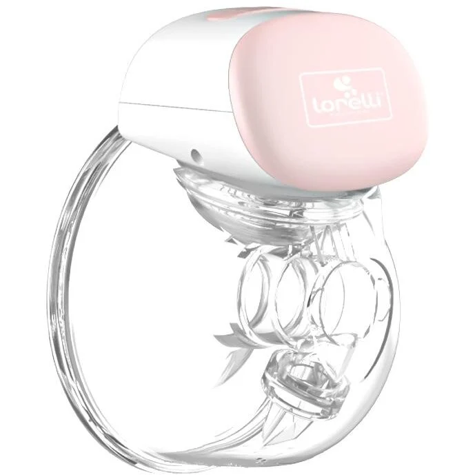 Lorelli Pompa de San Electrica Portabila Design Ergonomic Hands Free cu Modul Masaj Pink