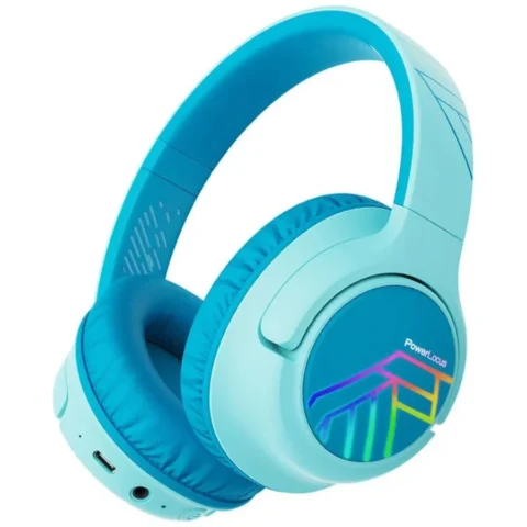 PowerLocus Casti Pentru Copii Wireless Bobo Kids Albastru