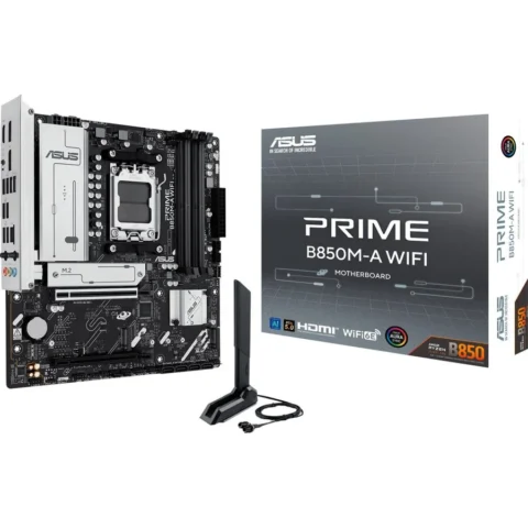 ASUS Placa de baza PRIME B850M-A WIFI – Socket AM5 – motherboard