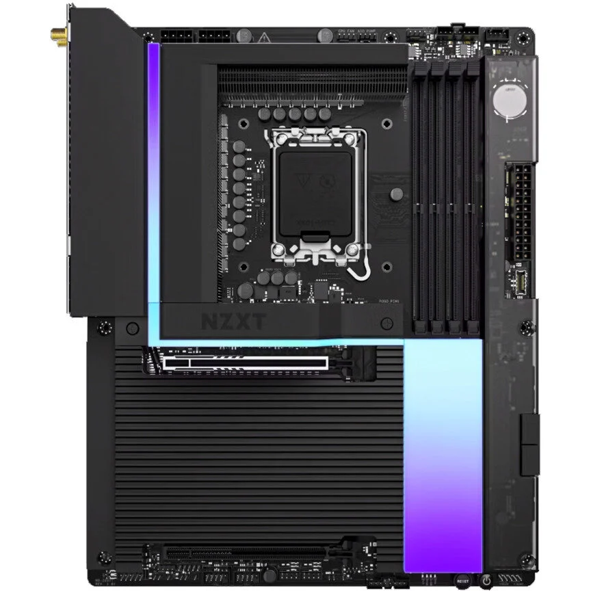NZXT Placa de baza N9 Z890 Black (black) – Socket 1851