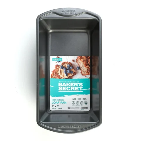 Bakers Secret Tava Paine 28.5 x 14.6 x 7.3 cm Forma Dreptunghiulara Antiaderenta pentru Cozonac si Paine