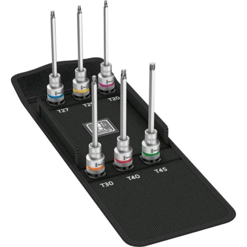 Wera 8767 C TORX HF 2 Zyklop bit nut set TORX, bit set (6 pieces, 1/2, with holding function)