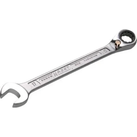 Hazet ratchet ring spanner set 12 pieces – 606N / 12