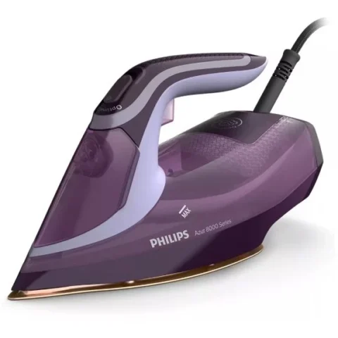Philips Fier de Calcat Azur 8000 DST8021/30 3000W 240g/min 300Ml Talpa SteamGlide Elite Mov