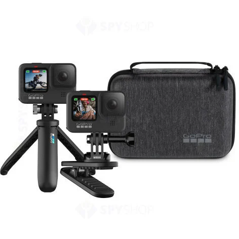 Gopro Kit 2.0 Clip Magnetic+Mini Trepied+Carcasa