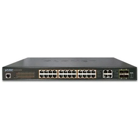 Planet Switch GS-4210-24P4C Gigabit 24x RJ-45 4x RJ-45/SFP 220W PoE+