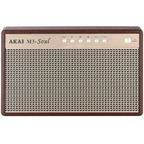 Akai Boxa Portabila Retro 20W Bluetooth Maro