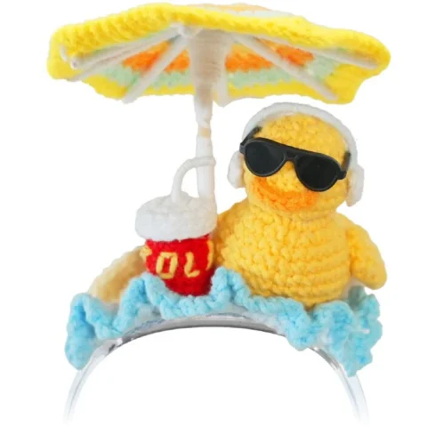Loona Costum Tricotat Premium Duck pentru Robot Interactiv 6+ Ani