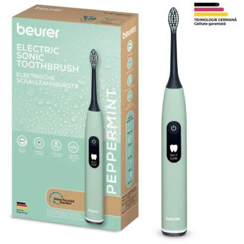Beurer Periuta de Dinti Electrica Sonica SC 50 Green Planet Peppermint