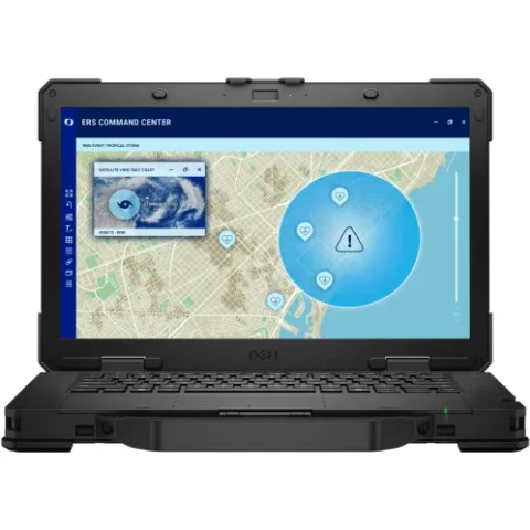 Dell Laptop Pro Rugged RB14250 FHD 14 inch Intel Core Ultra 7 165U 32GB 1TB SSD Windows 11 Pro Black