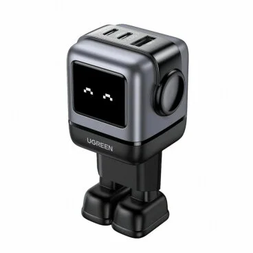 UGREEN Incarcator Retea CD361 Uno 65W 3.25A 1 x USB-A – 2 x USB-C Negru