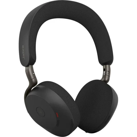 Jabra Casti Evolve3 75 (black, UC, USB-A Bluetooth adapter, wireless charging pad)