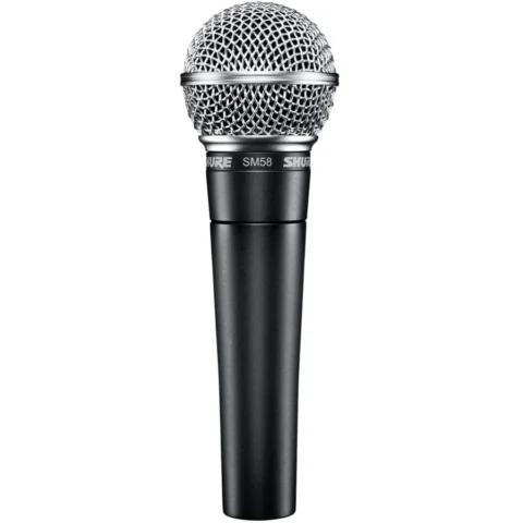 Shure Microfon Vocal Cardioid SM58SE Negru/Argintiu