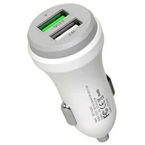 Mcdodo Incarcator auto CC-3840 Qualcomm 3.0 5.4A Dual USB White