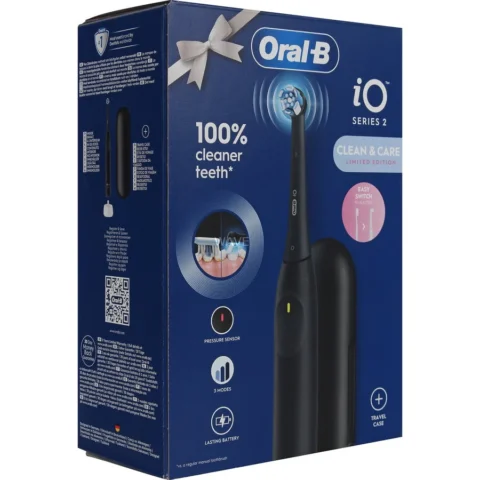 Oral-B Braun iO Series 2 Night Black Limited Edition, Electric Toothbrush black