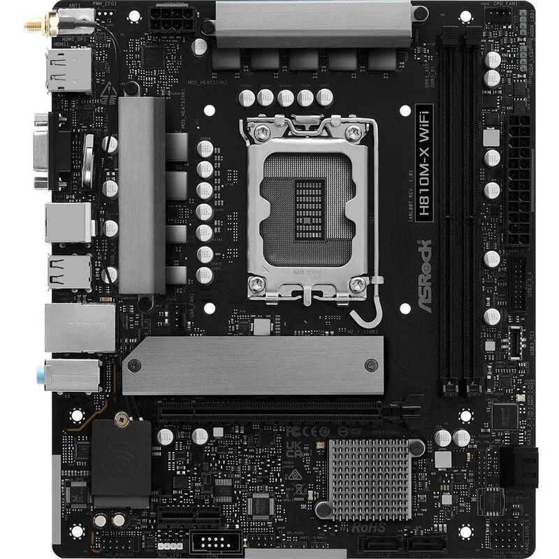 Asrock Placa de baza H810M-X WiFi
