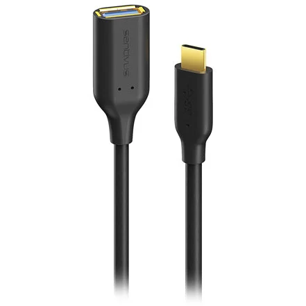 Sentivus Cablu USB USB 3.0 OTG Type C – USB Type A 0.1m Black