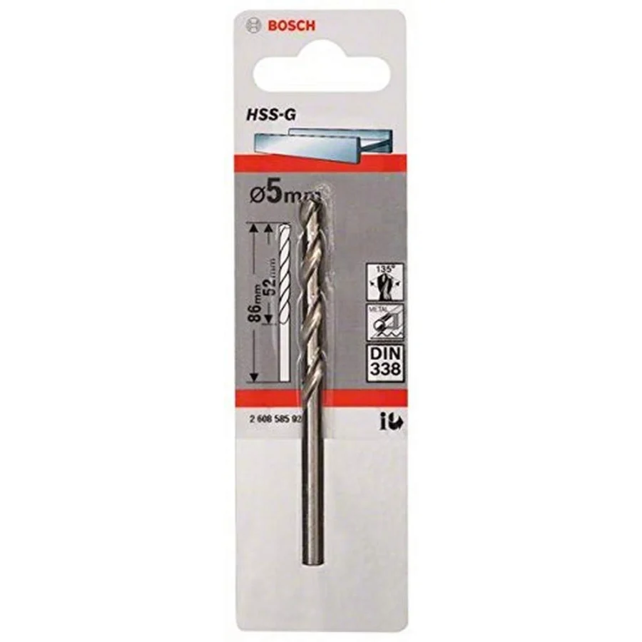 Bosch Burghiu Metal Drill Bits 5x52x86mm
