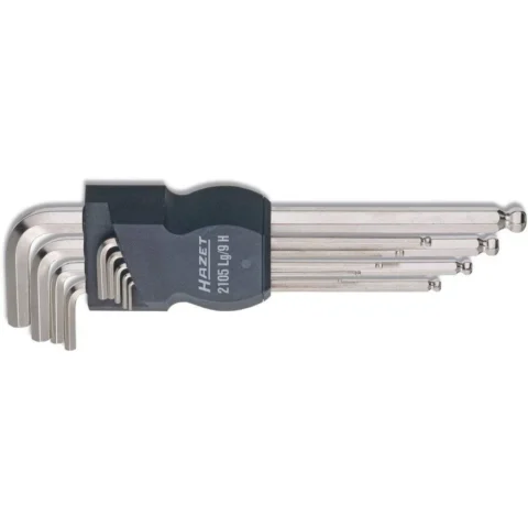 Hazet Allen key set 2105LG / 9H – 9-piece