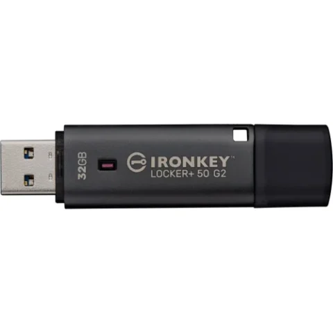 Kingston Memorie USB IronKey Locker+ 50 G2 32GB USB 3.0 Anthracite
