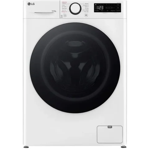 LG Masina Spalat Rufe Cu Uscator Clasa D 10/6kg 1400RPM Steam AI DD Otel Inoxidabil 71dB Alb/Negru