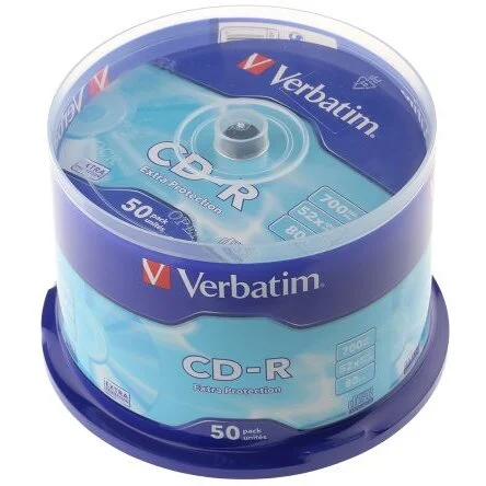 Verbatim CD-R 50 bucati, 52x, 700MB