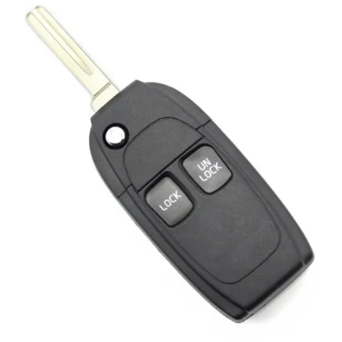 Carguard Carcasa pentru Cheie VOLVO Tip Briceag cu 2 Butoane Negru