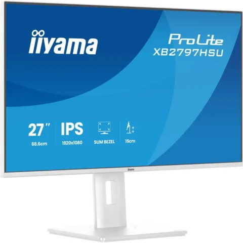 Iiyama Monitor Prolite XB2797HSU-W1 27inch FULL HD IPS LED 120Hz Alb