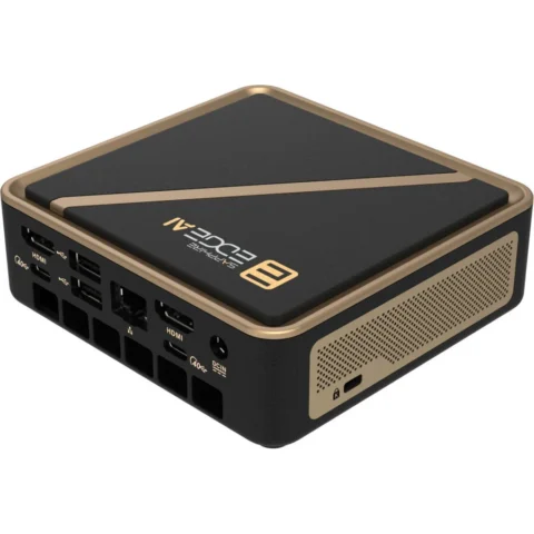 Sapphire Barebone Edge AI 340 UCFF AMD Ryzen AI 5 340 No RAM No SSD AMD Radeon 840M No OS Negru