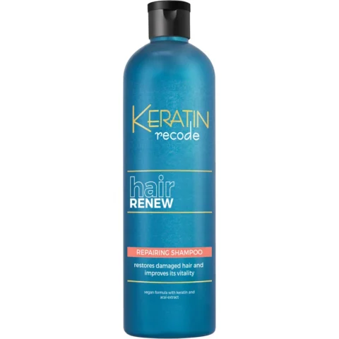 Keratin Recode Sampon Hair Renew Repairing Ingrijirea Parului Uscat si Deteriorat 400ml