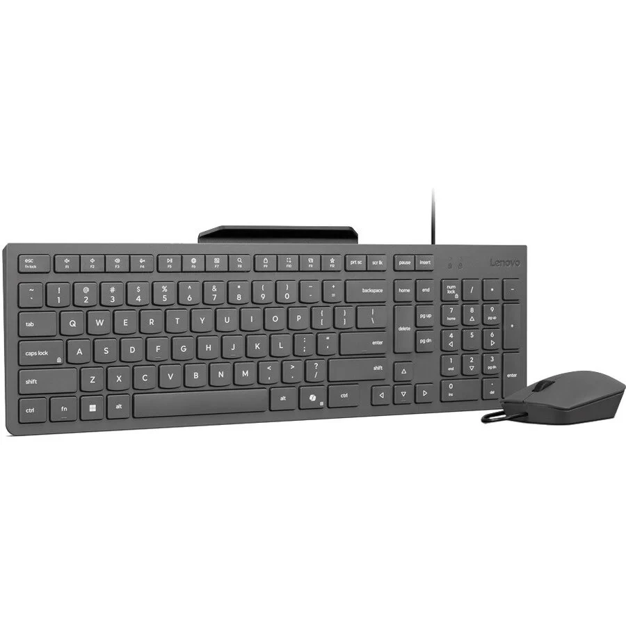 Lenovo Kit tastatura si mouse USB-A Wired Combo US English GX31R09775 Negru