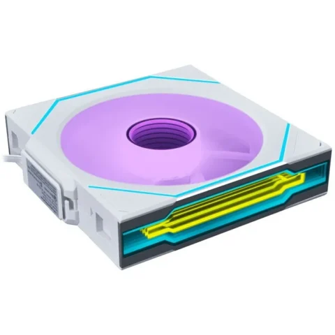 Lian Li Ventilator UNI FAN SL-INF Wireless ARGB PWM Reverse Blade 120mm Alb