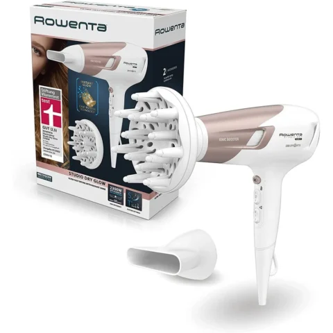 Rowenta Uscator de Par Studio Dry Glow CV 5830, hair dryer (black/rose gold)