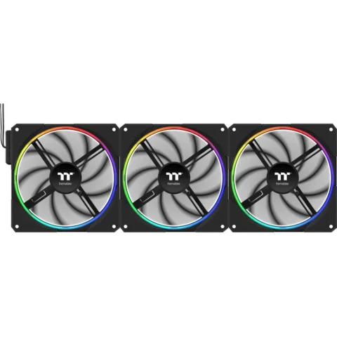 Thermaltake Ventilator TS 140 EX RGB (black, pack of 3, 140 mm)