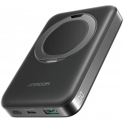 Joyroom Baterie Externa Wireless JR-PBM12 10000mAh 22.5W QC + PD + FQI 1 x QI – 1 x USB-A – 1 x USB-C Negru