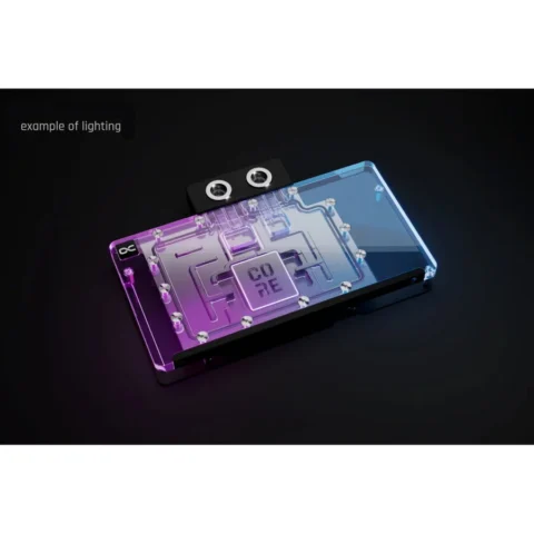Alphacool Core RX 9070 XT TUF + Prime (transparent/chrome, incl. backplate)