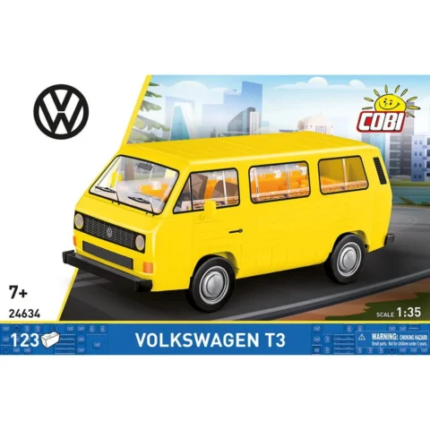 Cobi Set de Construit Volkswagen T3 123 Piese Varsta 7 Ani+ Galben