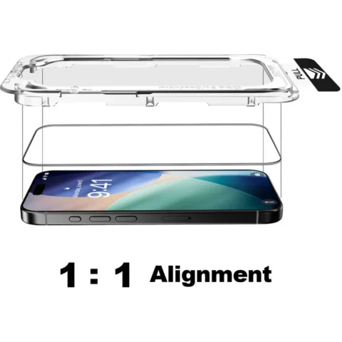 Nevox GPS NEVOGLASS 3D, transparent screen protector, iPhone 17 Air, with Easy App