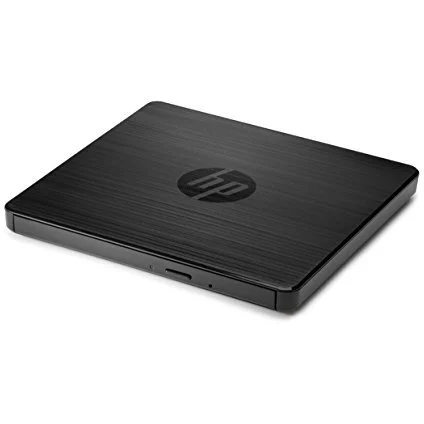 HP DVD writer external USB DVD-RW drive, DVD burner (black)