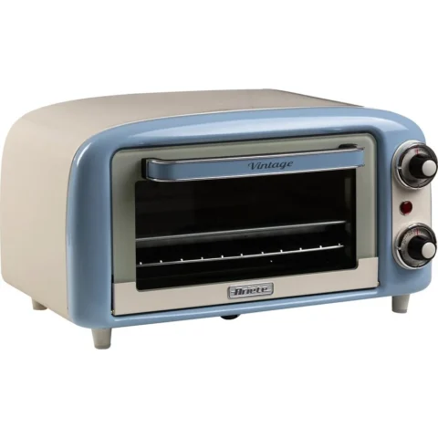 Ariete Cuptor electric Mini Oven Vintage Blue white/light blue, 800 watts, 10 liters