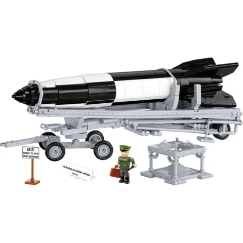 Cobi Jucarie V2 Rocket on Meiller Vehicle Executive Edition +10 ani